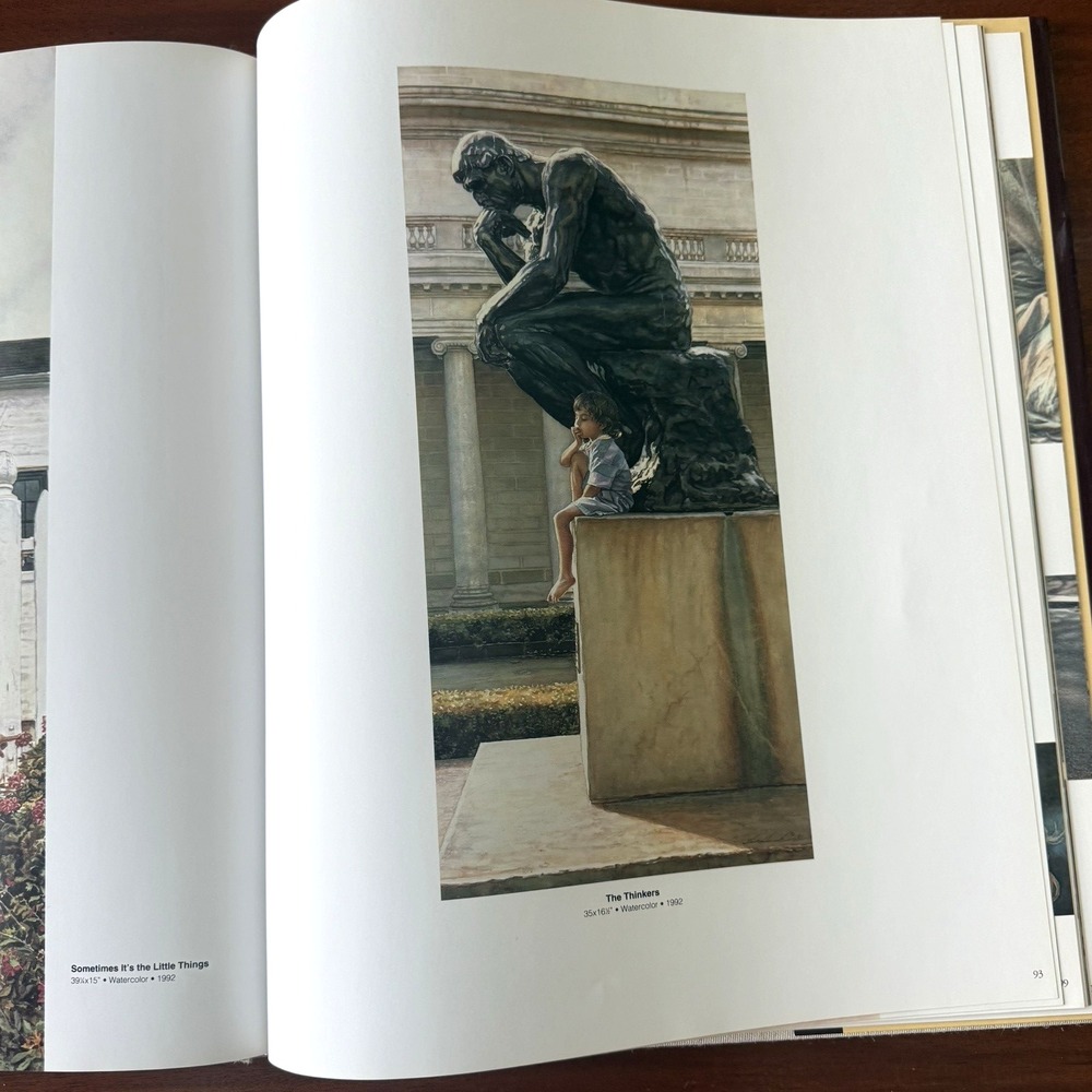 The Art of Steve Hanks Poised Between Heartbeats Hardcover 2000 Watercolor Art - Picture 8 of 9